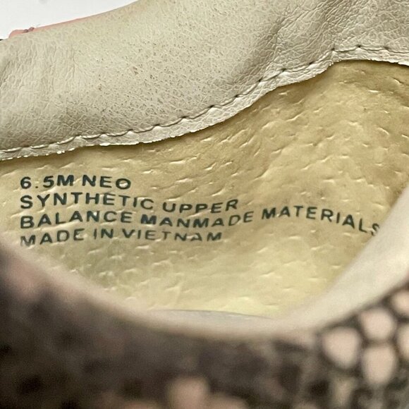 Dolce Vita Neo Embossed Snake Print Glitter Lace-Up Sneakers Womens 6.5M Pink - Picture 10 of 10